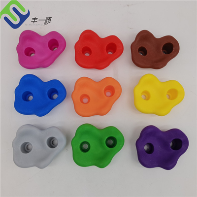 Multicolor Plastic Climbing Grip Untuk Anak-anak Taman bermain Menekuk Dinding