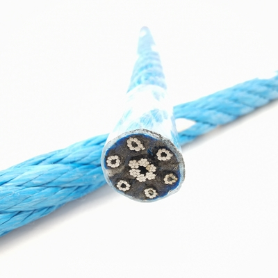 Warna Oranye 18MM PP Combinaion Wire Rope Untuk Penarik Angkutan Ikan