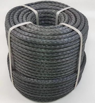 10 5 3mm Kekuatan Max Berlayar 12 Strand Uhmwpe Serat Sintetis Tarik Winch Tali Spectra