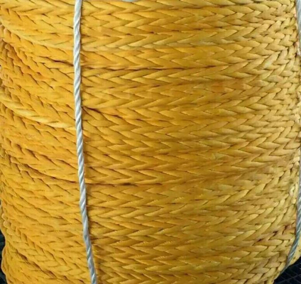 Mengambang 12 untaian Berliku UHMWPE tali Spektral sintetis HMPE tali 14mm 16mm