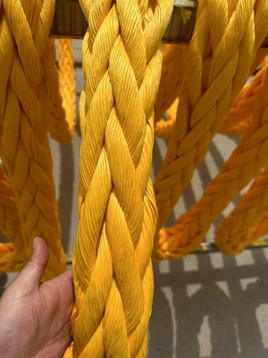 Tali UHMWPE berlapis ganda Tutup poliester 56mmx240m Dengan lingkaran mata yang diikat