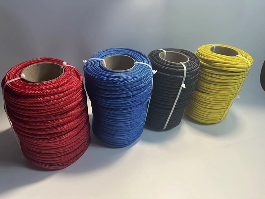 Double Braided Polyester Cover 12 Untaian Uhmwpe Tali 48mmx500m