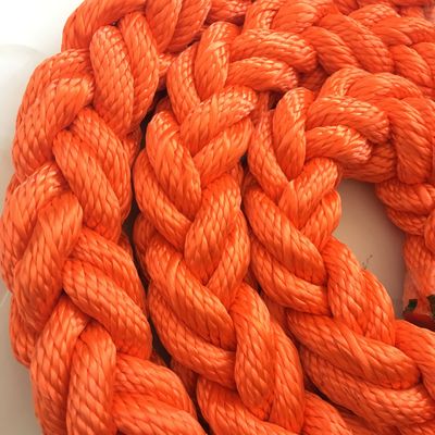 High Tenacity Dacron Multifilament 8 Strand Braided Polyester Rope 220m untuk Marine Mooring
