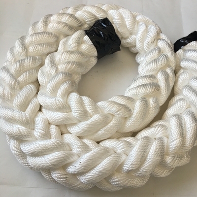 8 Untaian PP Polyester Campuran Marine Mooring Tail Tali 64mm 72mm 80mm Dengan Panjang 11m