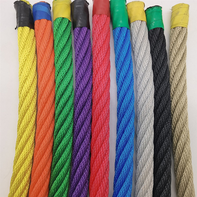 Ukuran Disesuaikan Jaringan Mendaki Taman Bermain Terbuat Dari Tali Kombinasi Polyester 6 Strand