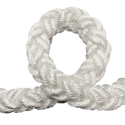 8-Strand Nylon Marine Mooring Rope 48mm-96mm 220m Kekuatan Tinggi