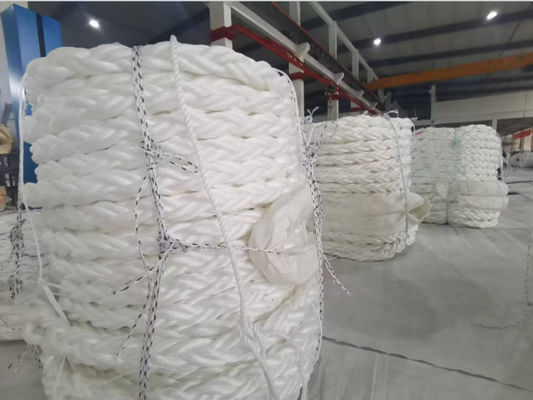 8 Untaian Polypropylene Polyester Mariner Mooring Rope untuk Menarik Kapal