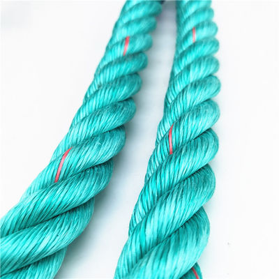 Tali Polypropylene Tahan UV Kekuatan Tinggi 220m Tali PP 3 Helai untuk Kelautan dan Logistik