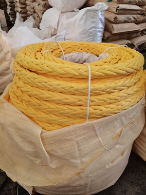 12 Untaian UHMWPE Kabel Laut Kekuatan Tinggi Terapung