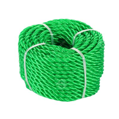 7mm Tahan UV Waterproof PE Rope - High Strength 3-Strand Polyethylene String untuk Heavy Duty Packing dan Pertanian