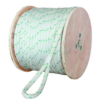Tali Poliester Ganda Dikepang 12mm-16mm untuk Penjangkaran Laut