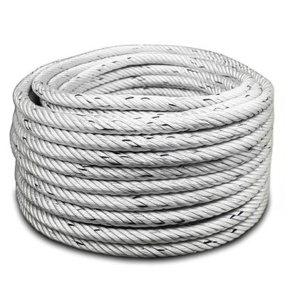 8-Strand Nylon Marine Mooring Rope 48mm-96mm 220m Kekuatan Tinggi
