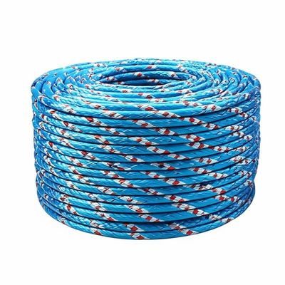 Perlengkapan Kelautan UHMWPE Double Braided Rope Heavy Duty HDPE Safety Rope Untuk Rig Minyak