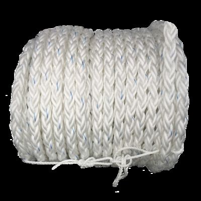 Heavy Duty Water Salt Resistant Torque Neutral 8-Strand Polyester Rope untuk Marine Mooring