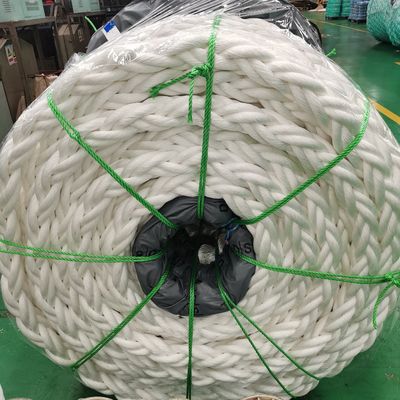 Heavy Duty Water Salt Resistant Torque Neutral 8-Strand Polyester Rope untuk Marine Mooring