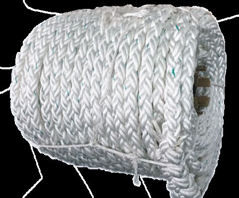 Heavy Duty Water Salt Resistant Torque Neutral 8-Strand Polyester Rope untuk Marine Mooring