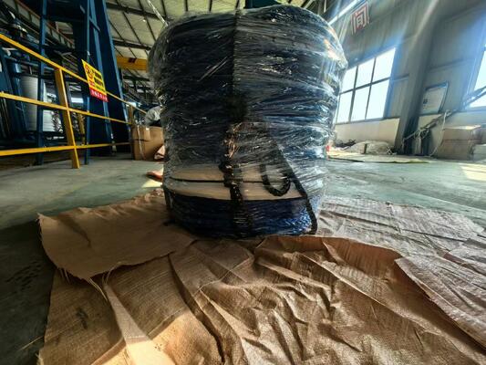 Warna Biru UV Resistance UHMWPE 12 Strand Marine Mooring Rope 22mmx220m Dengan Sertifikat DNV