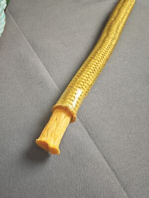 Penutup Poliester Dikepang Ganda dengan Inti Tali 12 Strand UHMWPE Untuk Penambatan dan Penjangkaran Perahu Dengan Ukuran Kustom 4mm-60mm