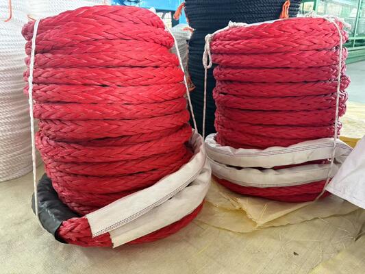 High Strength Floating 12 Strand UHMWPE Marine Rope with Low Elongation