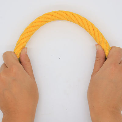 16mm 6 Strand Polyester Steel Core Combination Rope untuk Taman bermain Menekuk Jaring