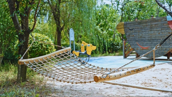 Taman Bermain Luar Ruangan Hammock Nest Ayunan 1.5x0.8m Warna Disesuaikan