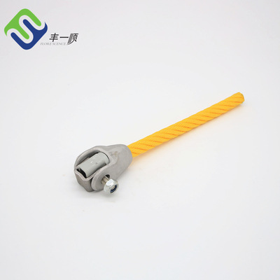 Konektor Tali Taman Bermain Tipe U Aluminium Climbing Net Rope End Connectors