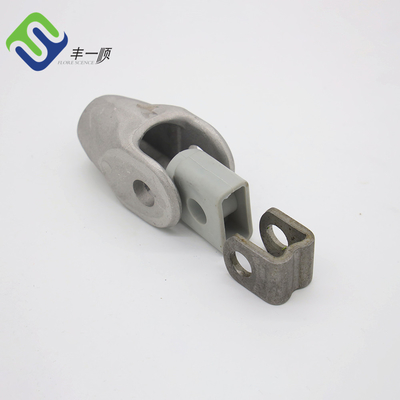Konektor Tali Taman Bermain Tipe U Aluminium Climbing Net Rope End Connectors