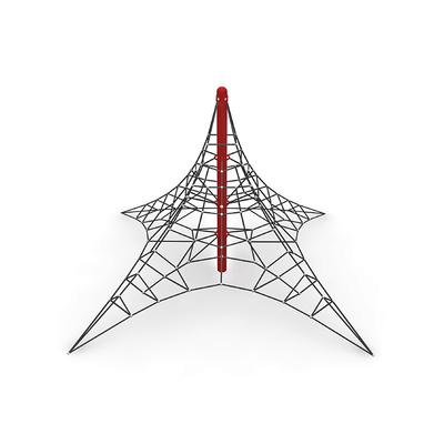 16mm Rope Net Playground Climbing Equipment Segitiga dengan Konektor Aluminium