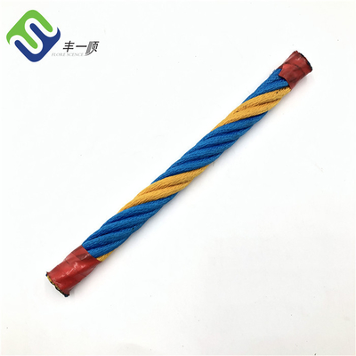 Climbing Net 6 Strands Combination Rope 16mm Polyester Untuk Taman Hiburan