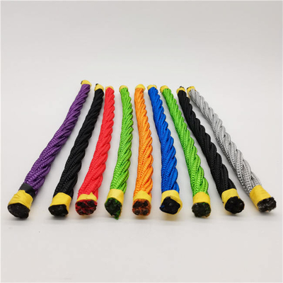 Twist 16mm 4 Strand Polyester Combination Rope Untuk Swing Net
