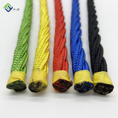 Twisted Polyester Combination Wire Rope 16mm 4 Helai Untuk Ayunan Taman Bermain