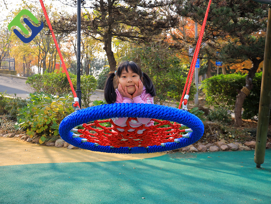 Patio Kids Round Nest Kursi Ayunan 120cm Untuk Hiburan Taman Bermain