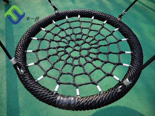 Hanging Netted Seat Playground Net Ayunan 100cm 120cm Children Adventure Park