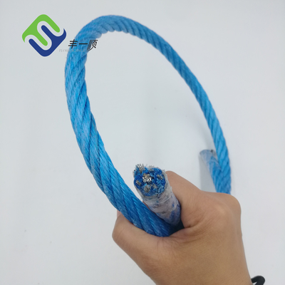 Tali Kombinasi Poliester Bersih Taman Bermain 12mm 1 Strand Anti UV
