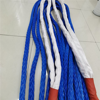 30mmx220m Blue Uhmwpe Rope 12 Strand Marine Jalinan Spectra Cord