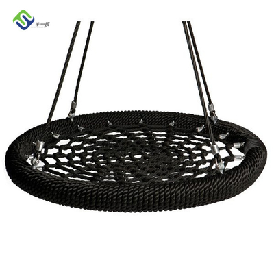 Piring Terbang Melingkar Pohon Dengan Tali Spider Swing Netted Webbed Seat