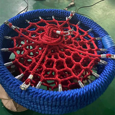 Kursi Ayunan Sarang Burung 4 Strand Polyester Luar Ruangan Dengan Beban Putus 500kg