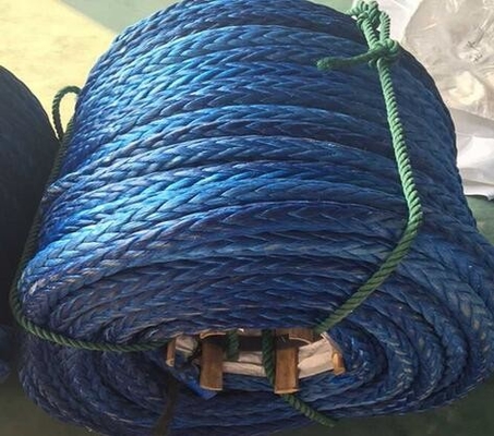 12 benang UHMWPE tali inti double berliku UHMWPE tali Hawser Ship tali