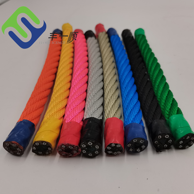 6*8 FC Polyester Combination Rope Tali Bertulang Baja Tahan Abrasi