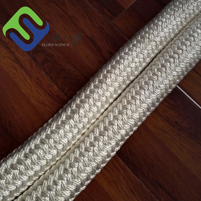 Double Braided Nylon Marine Mooring Ropes 12 Strand Rope Untuk Kapal Besar