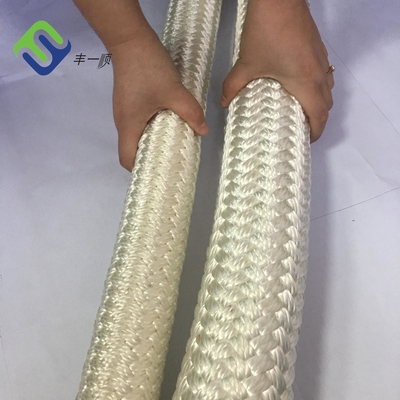 Hawser Nylon Mooring Rope Double Braided Mooring Lines Untuk Kapal