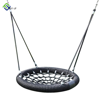Outdoor Playground Rope Net Ayunan Kursi Anak-anak Aman Commercial Garden Park Yard