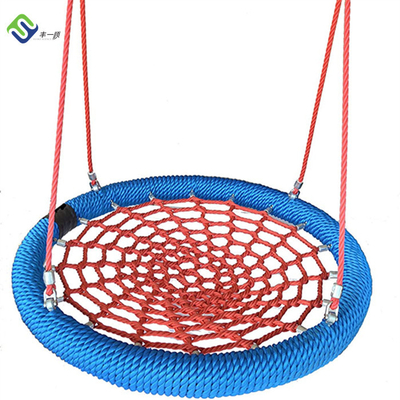 EN1176 Bersertifikat Round Basket Swing Net Untuk Playground Kids Game