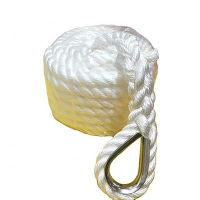 Twisted 3 Strand Nylon Rope Tahan Busuk Tali Jangkar Kapal Laut
