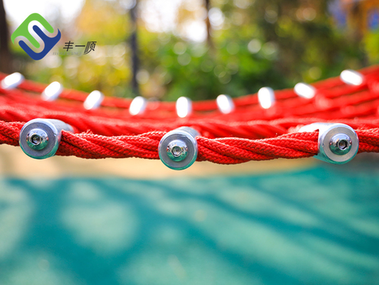 Anti UV Hammock Swing Set Polyester Combination Rope Keamanan Tinggi Untuk Orang Dewasa
