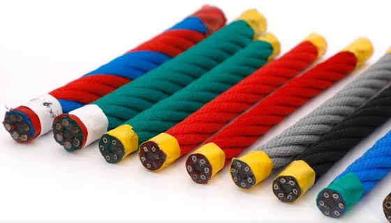 Tali Kombinasi Web Playground Climbing Net Anti UV Dengan Inti Baja