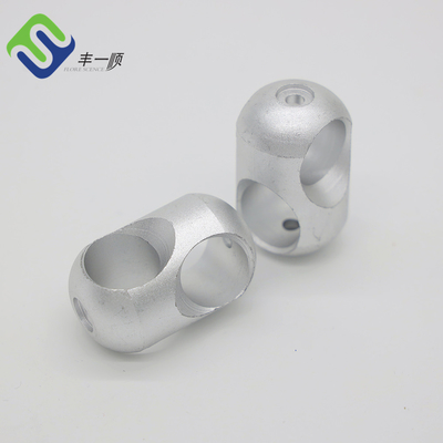 Outdoor Aluminium Cross Rope Connector Rope Fastener Untuk Playground Climbing Net