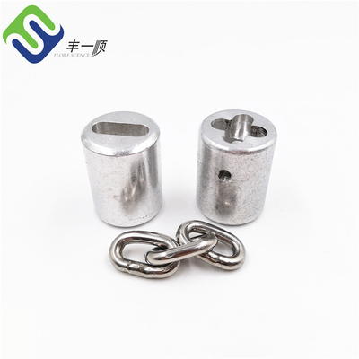 Climbing Net Playground Rope Connector 16mm Aluminium 6063 Rope Buckles
