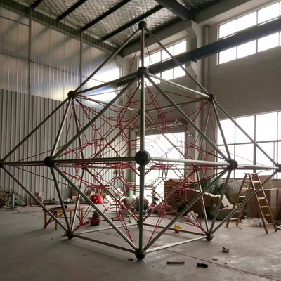 Ukuran Disesuaikan Spider Net Rope Climbing Net Untuk Taman Bermain Anak