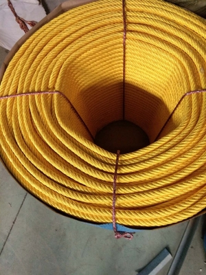 4 Atau 6 Strand Twisted Polyester Steel Wire Core Combination Rope Untuk Ayunan Tempat Tidur Gantung